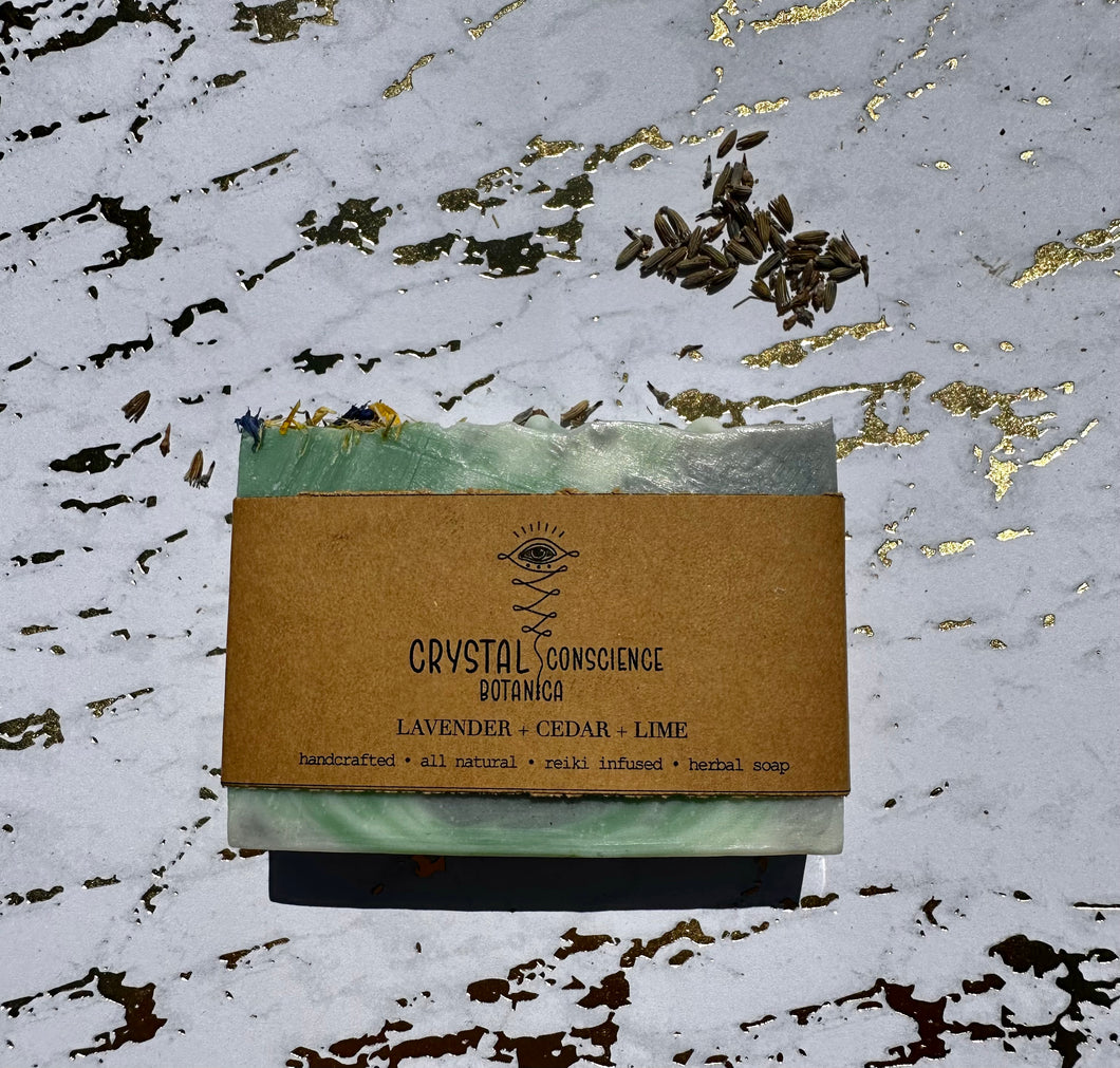 Crystal Conscience Signature Soap Bar - 6 Pack