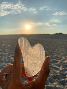 Clear Quartz Gua Sha